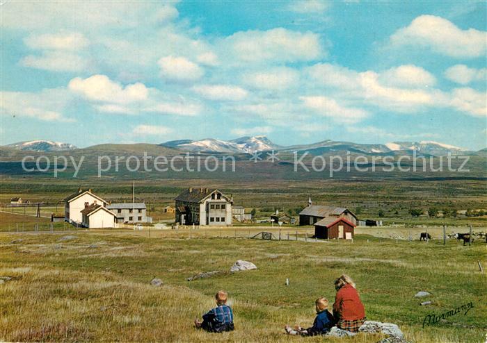 Norge Norwegen Dovrefjell mot Snohetta
