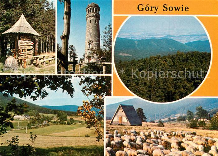 Gory Sowie Eulengebirge Pasmo gorskie w Sudetach Bastrzycy na zachodzie po Przel
