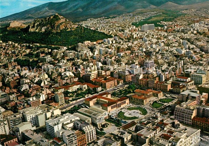 Athen Griechenland Fliegeraufnahme