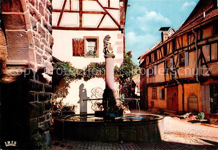 Riquewihr Haut Rhin Fontaine de la Sinne