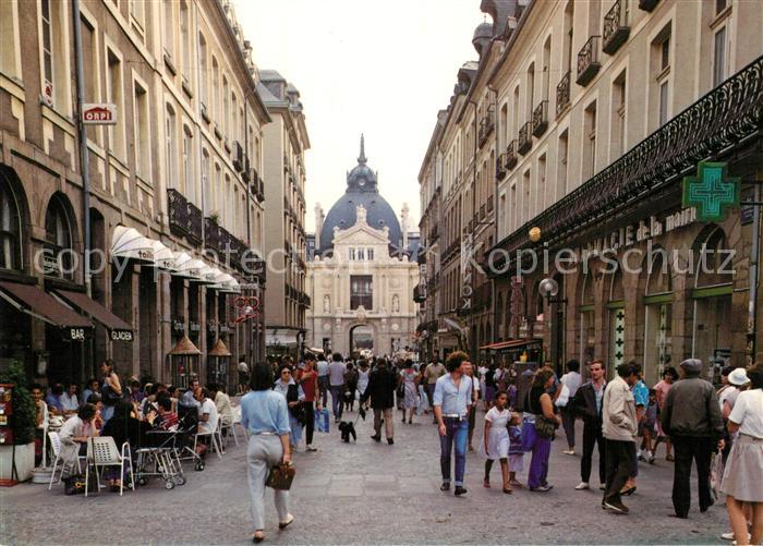Rennes Ille-et-Vilaine La rue d Orleans