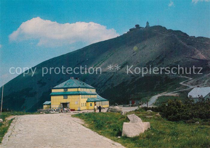 Karkonoski Park Sniezka najwyzszy szczyt Karkonoszy i Sudetow