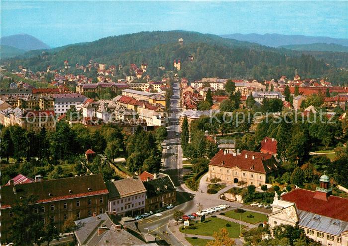Klagenfurt Woerthersee mit Kreuzbergl Sternwarte Theaterplatz Radetzkystrasse