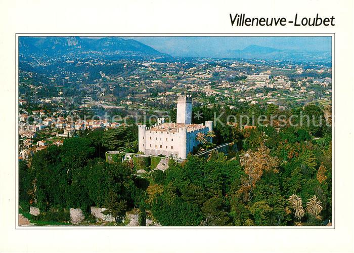 Villeneuve-Loubet Le chateau Vue aerienne