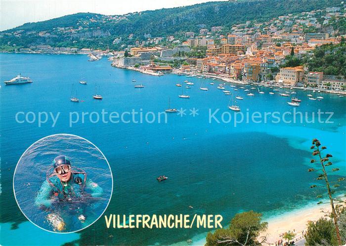 Villefranche-sur-Mer Vue generale aerienne
