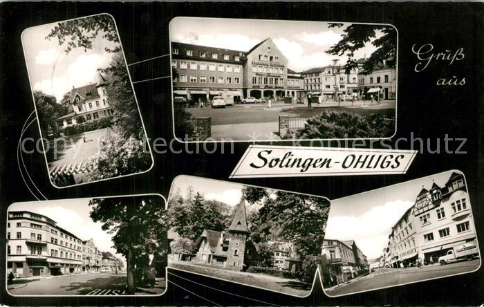 Ohligs Marktplatz Stadtansichten