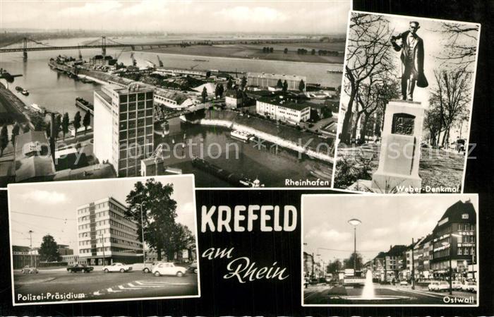 Krefeld Polizei Praesidium Rheinhafen Weber Denkmal Ostwall