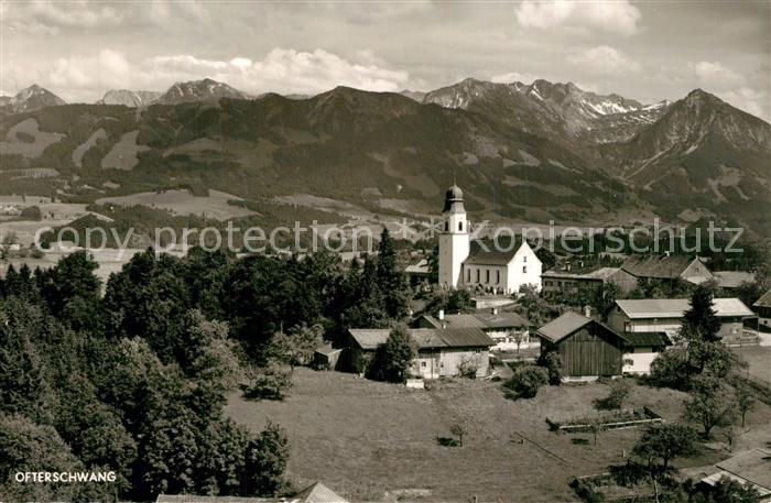 Ofterschwang Kirche Nebelhorn Daumen Rubihorn