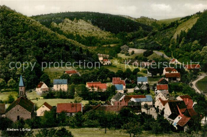 Riedern Unterfranken Panorama Erfttal
