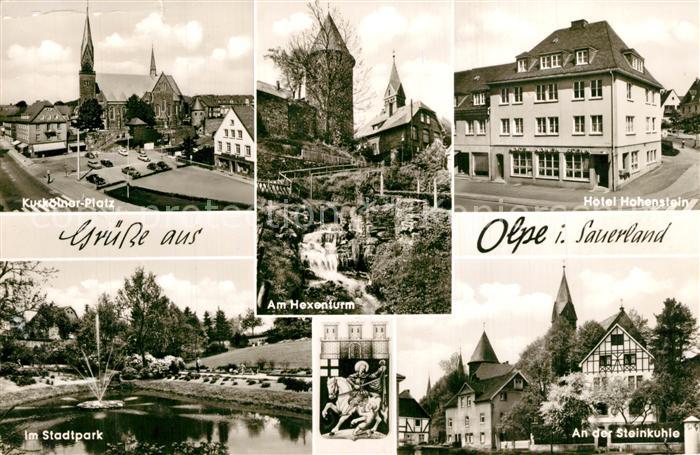 Olpe Meschede Stadtpark Hexenturm Steinkuhle