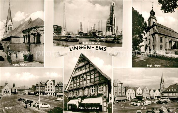 Lingen Ems Kirchen Markt Altes Giebelhaus