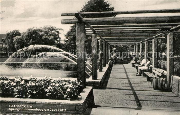 Gladbeck Springbrunnenanlage Jovy Platz