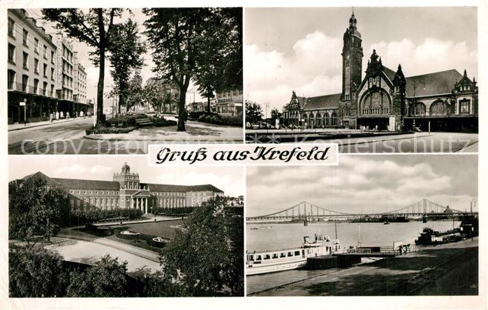 Krefeld Hauptbahnhof Hafen Hauptpostamt