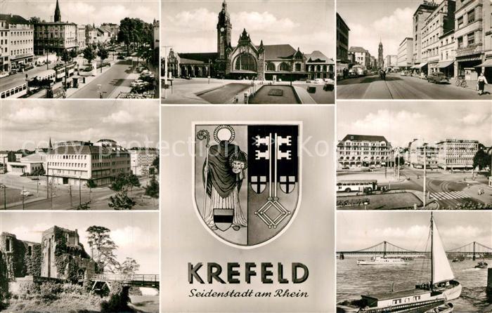 Krefeld Hauptpostamt Hafen Stadtansichten