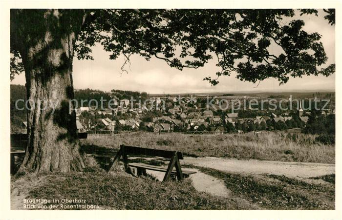 Braunlage Panorama von der Rosenthalbank