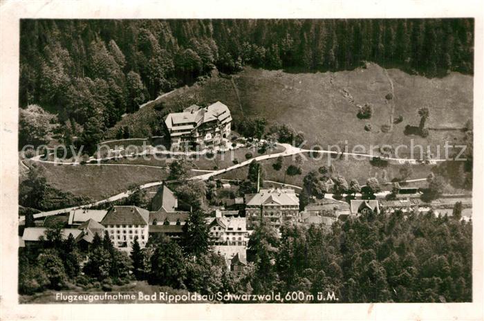 Bad Rippoldsau Schwarzwald Fliegeraufnahme