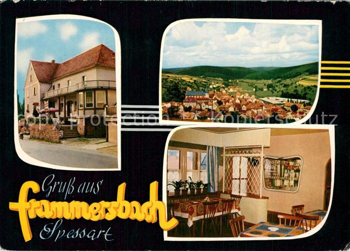 Frammersbach Terrassengaststaette Fremdenpension Kessler