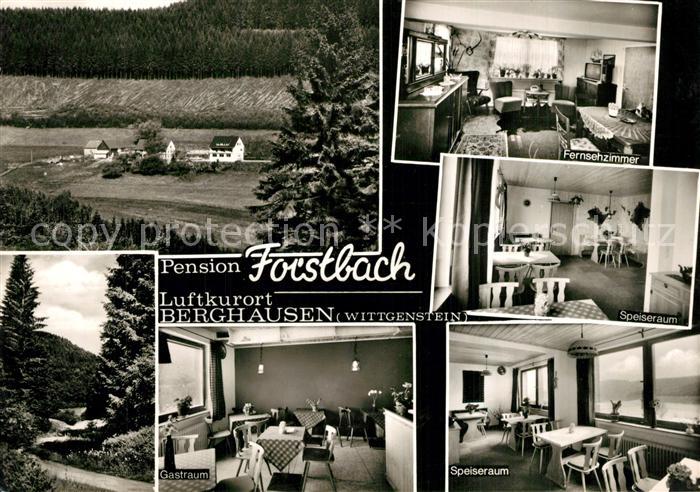 Berghausen Wittgenstein Pension Forstbach