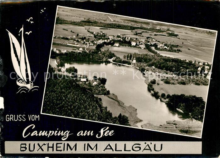 Buxheim Memmingen Camping am See Fliegeraufnahme