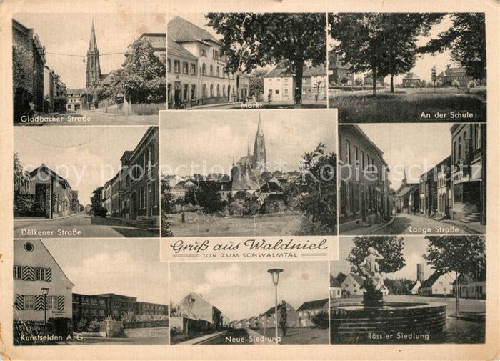 Waldniel Gladbacher Strasse Schule Markt Roessler Siedlung