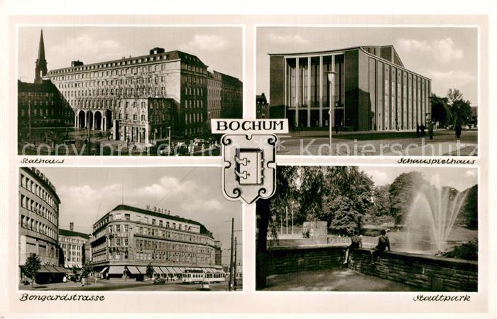 Bochum Rathaus Bongardstrasse Schauspielhaus Stadtpark Fontaene