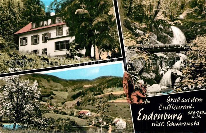 Endenburg Haus am Stalten Landschaftspanorama Baumbluete Wasserfall Hoellschluch