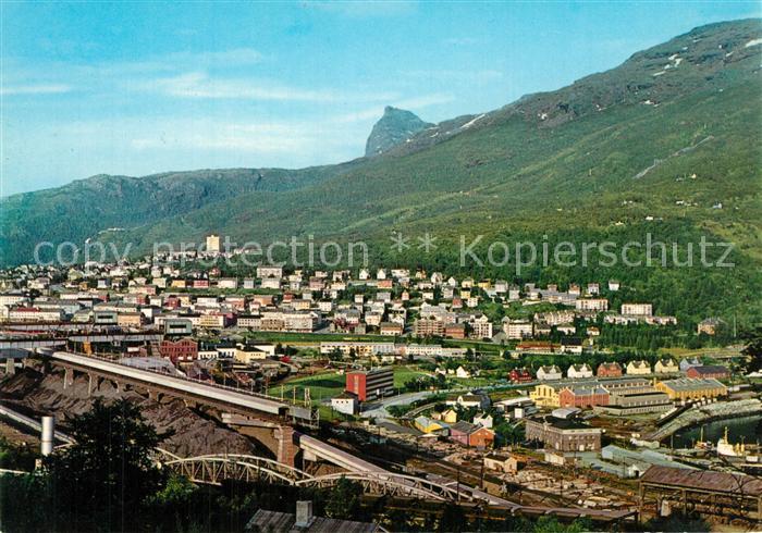 Narvik View of the town with part of the ore foundations