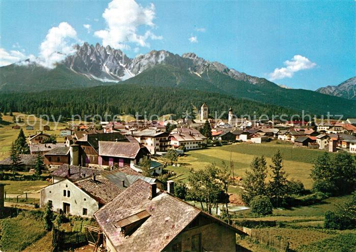 Innichen Suedtirol Panorama Dolomiten