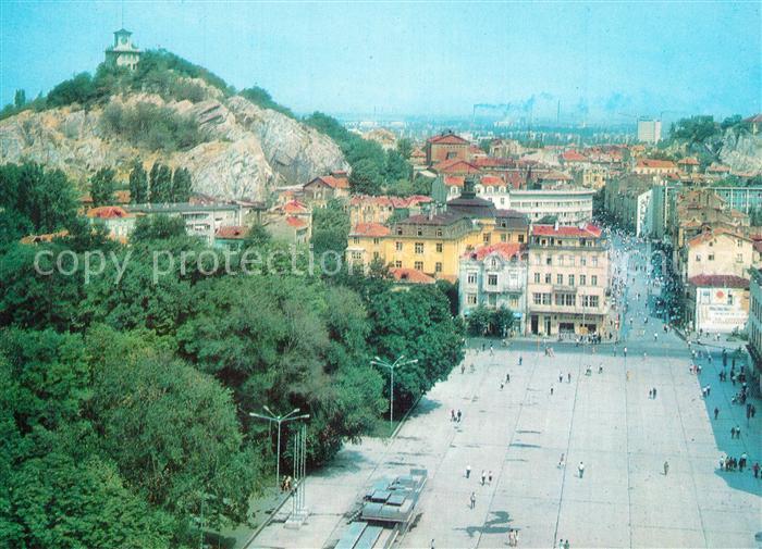 Plovdiv Stadtpanorama Platz
