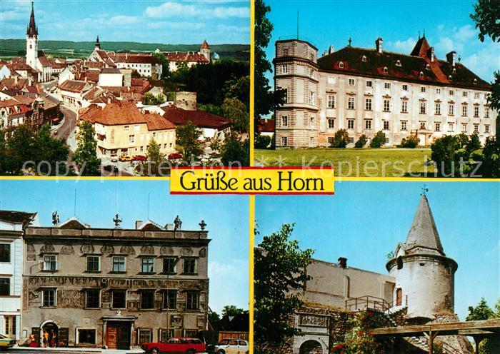 Horn Niederoesterreich uebersicht Schloss Sgraffitohaus Museum