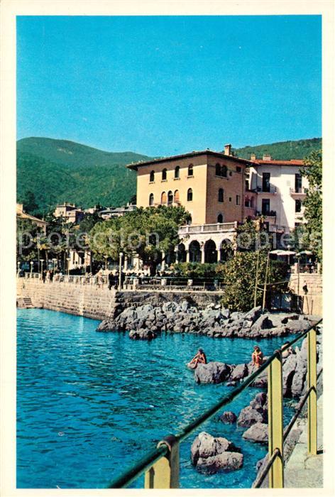 Opatija Abbazia Hafenpromenade