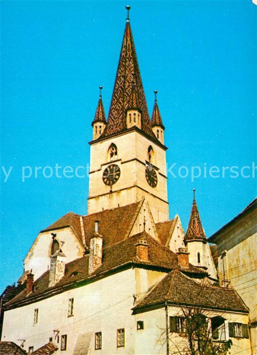Sibiu Hermannstadt Biserica evanghelica Evangelische Kirche