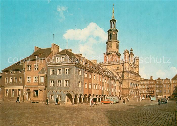 Poznan Posen Stary Rynek renesansowy Ratusz i domki budnicze