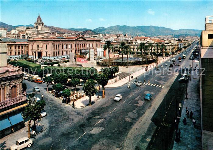Messina Piazza Municipio e Corso Garibaldi