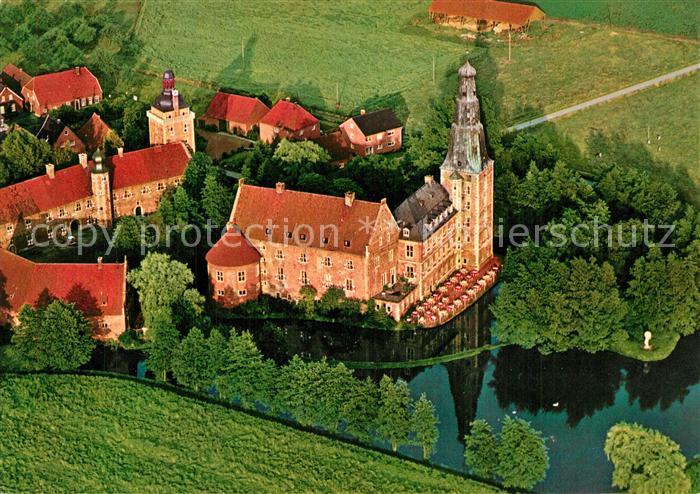 Raesfeld Restaurant Schloss Raesfeld Fliegeraufnahme