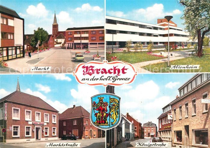 Bracht Niederrhein Marktplatz Altenheim Marktstrasse Koenigstrasse Wappen