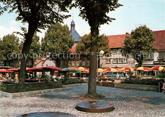 Bad Salzgitter Marktplatz StrassenCafes