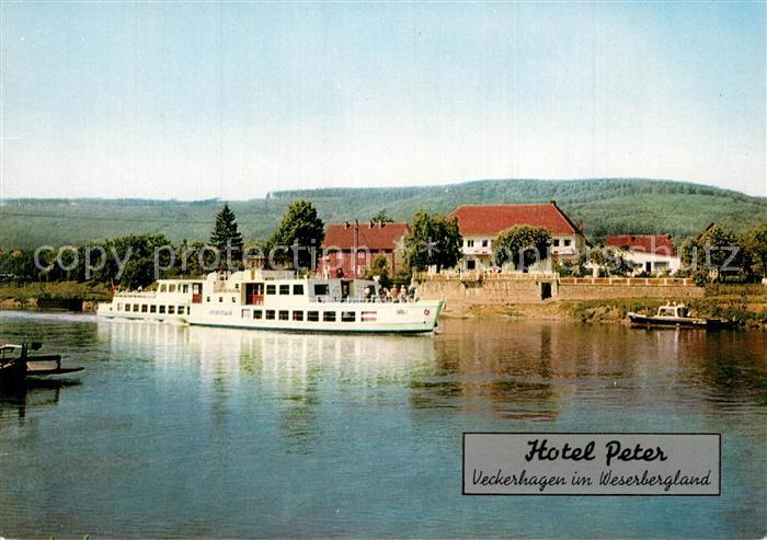 Veckerhagen Hotel Peter an der Weser Dampfer