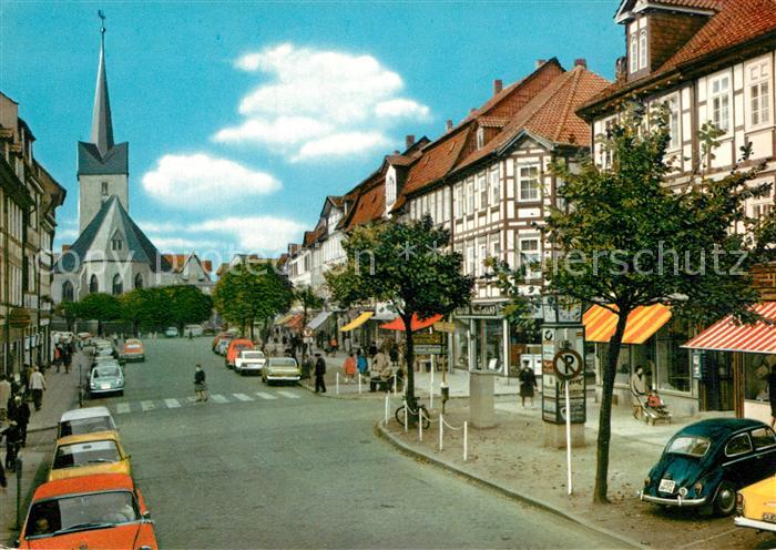 Duderstadt Marktstrasse und St. Servatiuskirche