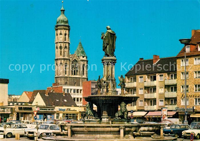 Braunschweig Hagenmarkt Brunnendenkmal Andreaskirche