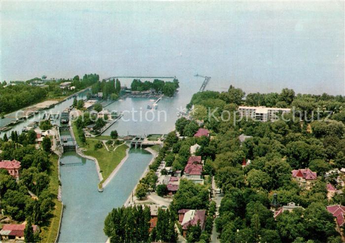Siofok Fliegeraufnahme Seepartie