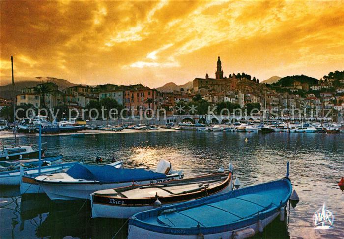 Menton Alpes Maritimes Hafen Vieille Ville