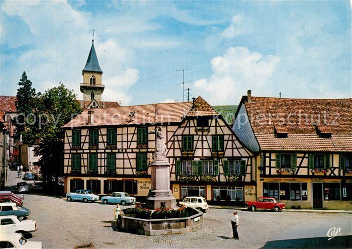 Ribeauville Haut Rhin Elsass Place de la Sinne Fachwerk