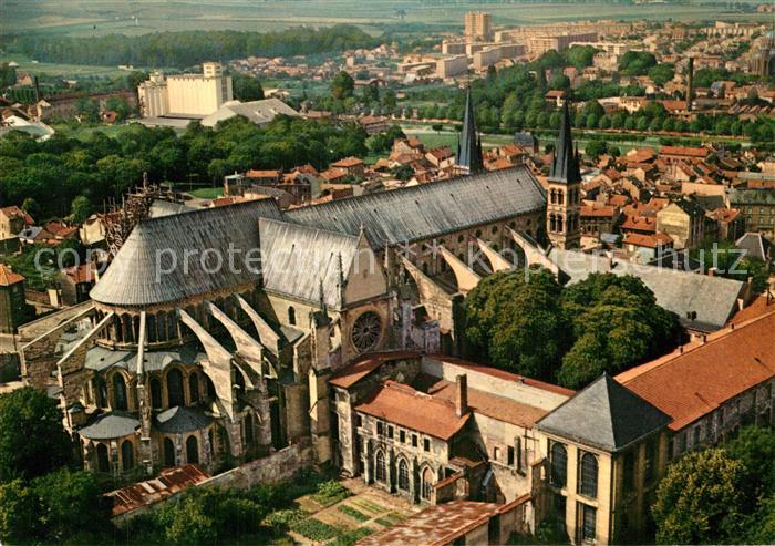 Reims Champagne Ardenne Fliegeraufnahme Abside Basilique Saint Remi