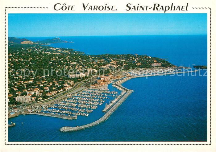 Saint-Raphael Var Fliegeraufnahme port Santa Lucia