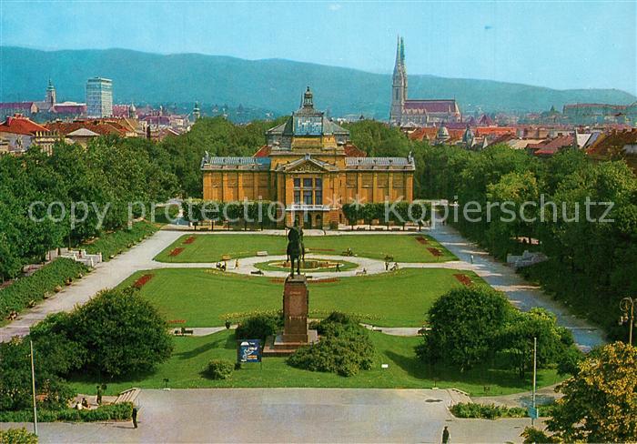 Zagreb Trg Krlja Tomislava Platz Denkmal