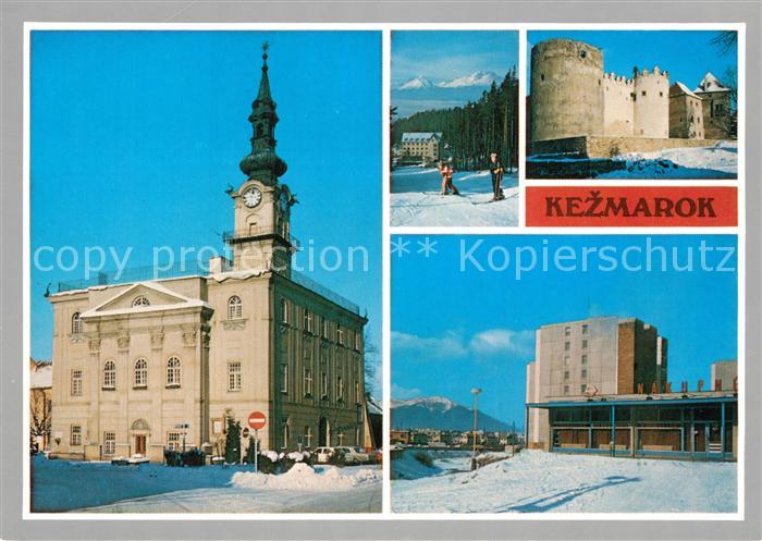 Kezmarok Radnica Hotel Renesancny hrad Sidlisko Rathaus Schloss
