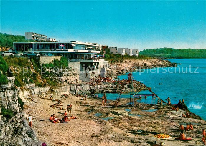 Pola Pula Croatia Zlatne stijene Panorama Kueste Restaurant