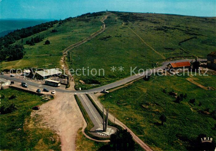 Ballon d Alsace Le Sommet et Monument des Démineurs vue aérienne