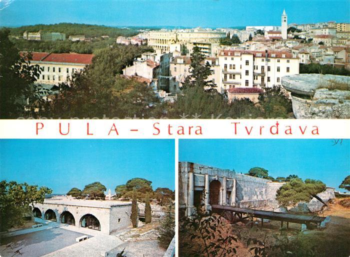 Pola Pula Croatia Stara Tvradava Stadtpanorama